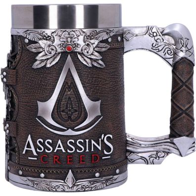 Assassin's Creed Brotherhood - Krug - braun mit Logo 17,5cm
