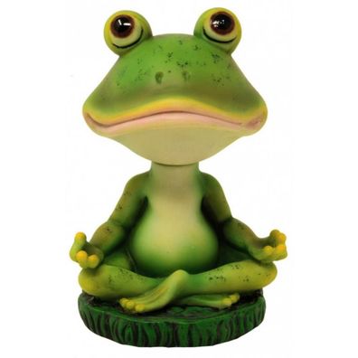 Wackelkopf Yoga Frosch