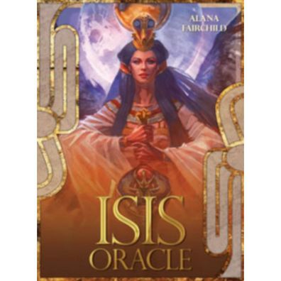 Orakelkarten ägyptische Isis-Motive mit 44 Karten und englischer Anleitung