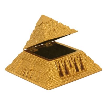 Kleine ägyptische Pyramide zum öffnen 9cm