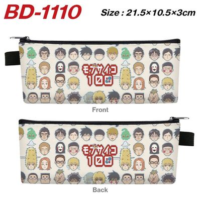 Anime Mob Psycho 100 Mäppchen PU Geldbörse Mobu Ritsu Schreibwaren Münze Tasche