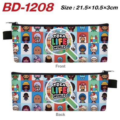 Toca Life World Druck Mäppchen Toca Boca PU Geldbörse Schreibwaren Münze Tasche