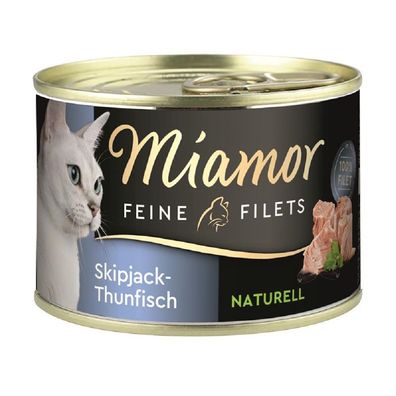 Miamor ?Feine Filets Natur Skipjack-Thunf - 12 x156g ? Katzennassfutter