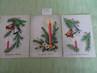 alte Postkarten AK Haco Haering & Co Gesegneten Advent Weihnachten