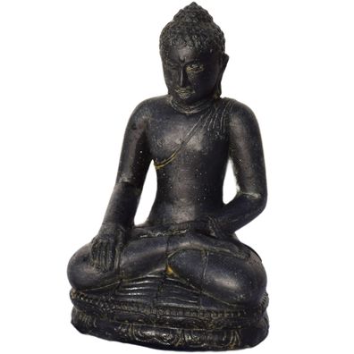 Steinfigur Sitzender Buddha Kolhapur Bhumisparsha Mudra 45 cm