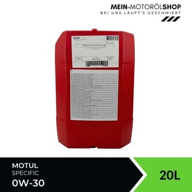 Motul Specific 2312 0W-30 20 Liter