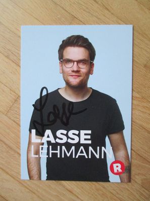 Radio Hamburg Moderator Lasse Lehmann - handsigniertes Autogramm!!