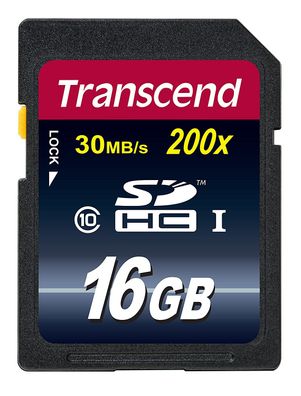 Flash SecureDigitalCard (SD) 16GB - Transcend DHC10
