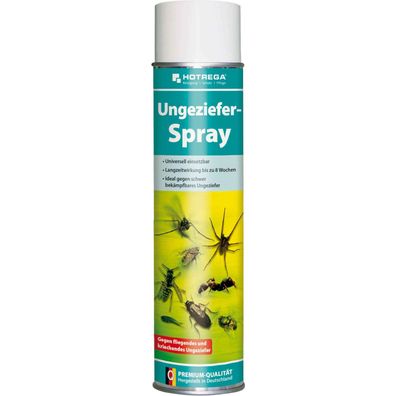 Hotrega Ungeziefer Spray Insekten Spray Mücken Insektenvernichter Spray 600 ml