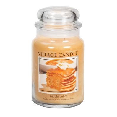 Village Candle Maple Butter Duftkerze Großes Glas 602 g