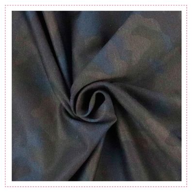 Romanit Jersey - schwarz/ dunkelblau - Cmouflage - 40% Viskose 55% Polyester 5% ...