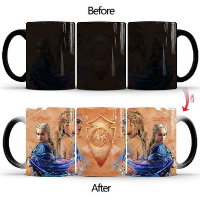 Game of Thrones Thermoeffekt Tasse Ceramic Kaffee Tee Milch Becher