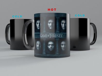 Game of Thrones Jon Snow Totem Thermoeffekt Tasse Ceramic Kaffee Tee Becher