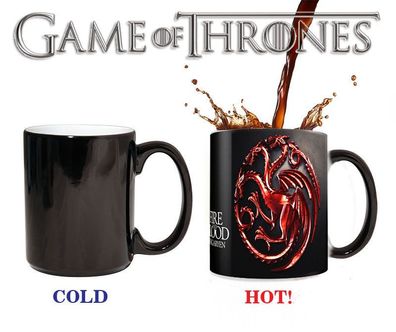 Game of Thrones Thermoeffekt Tasse Ceramic Kaffee Tee Milch Becher Zaubertasse
