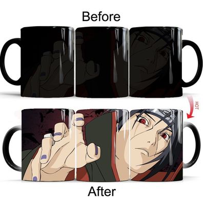 Anime NARUTO Thermoeffekt Tasse Ceramic Kaffee Tee Milch Becher Magische Mug