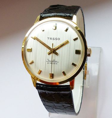 Schöne seltene Tasso Classic 21Jewels Brevet Classic Herren Luxus Armbanduhr