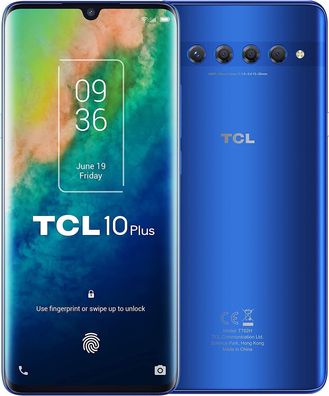 TCL 10 Plus 64GB Dual Sim Blue - Neuwertiger Zustand ohne Vertrag vom DE Händler