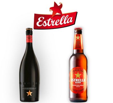 Estrella Damm Mix - Je 3x Damm Inedit Wittbier + Estrella Damm Barcelona 0,33l