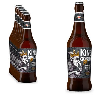 6 xWychwood King Goblin 0,5l- Imperial Ruby Beer mit 6,60% Vol.- Rotbier