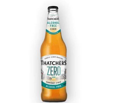 3x Thatchers Zero 0,0% Vol.- Somerset Cider alkoholfrei 0,5l - Apfelwein