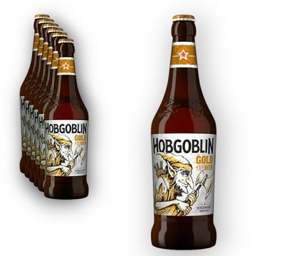 6x Wychwood Hobgoblin Gold - Golden Ale mit 4,5% Vol.