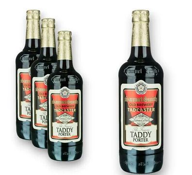 Samuel Smith Taddy Porter 0,35l- Bio- Schwarzbier aus Großbritannien mit 5% Vol.