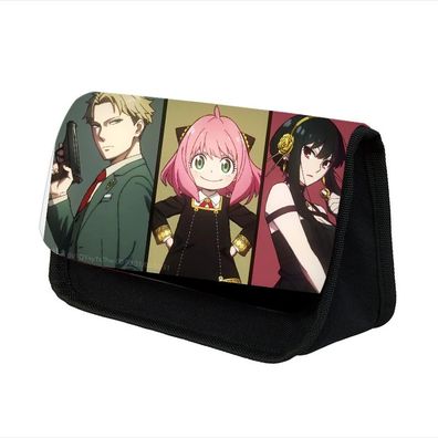 Anime SPY×FAMILY Yor Forger Flip Mäppchen Anya Bond Loid Schreibwaren Pouch