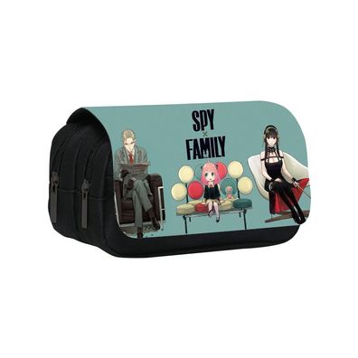 SPY×FAMILY Anya Yor Loid Doppelschicht Mäppchen Pencil Case Schreibwaren Pouch