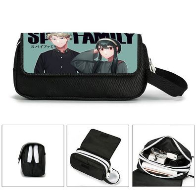 SPY×FAMILY Yor Loid Anya Doppelschicht Mäppchen Pencil Case Schreibwaren Beutel