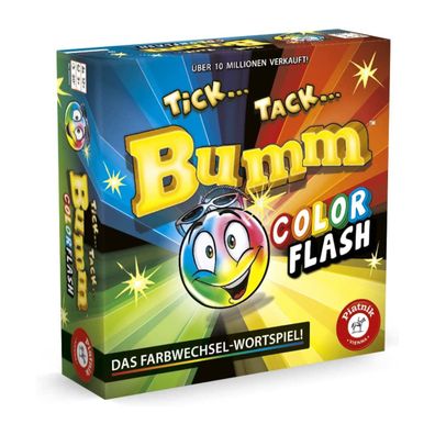 Piatnik - Tick Tack Bumm - Color Flash Gesellschaftsspiel Partyspiel Spiel Party