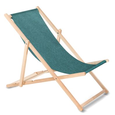 GreenBlue Gartenliege GB183 Klassischer Liegestuhl mit 3-Stufen Rückenlehnen Melange