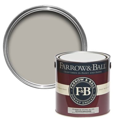 Farrow & Ball , Estate Emulsion, Matte Wandfarbe, Purbeck Stone / 275 in 3 Größen