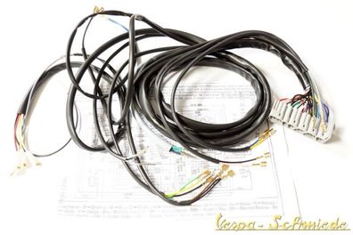 VESPA Kabelbaum - Mit Blinker / ohne Batterie - PK 50-125 XL / XL2 - Kabelsatz
