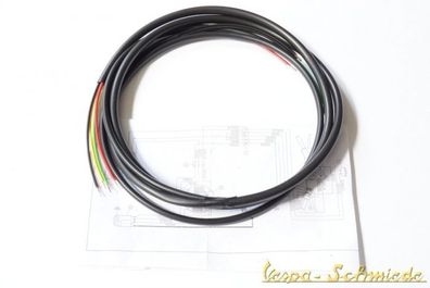 VESPA Kabelbaum - Ohne Blinker / ohne Batterie - PK 50 / S Kabelsatz Kabel PK50