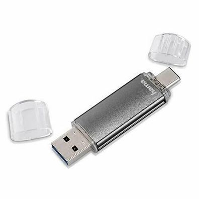 Hama 64GB USB-Speicherstick mit USB 2 und Micro USB Handy-Stick 2-in-1 USB-Stick