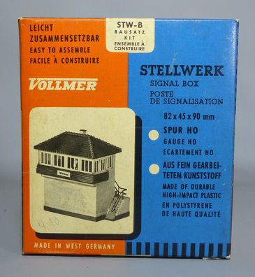 Vollmer H0 5709 STW-B Bausatz Stellwerk 50er/60er NEU OVP