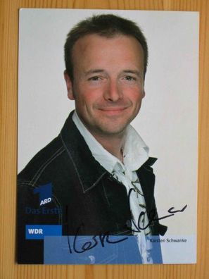 WDR Fernsehmoderator Karsten Schwanke - handsigniertes Autogramm!!!