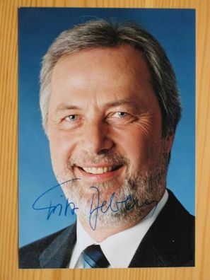 Nordrhein-Westfalen Minister SPD Dr. Fritz Behrens - handsigniertes Autogramm!!!