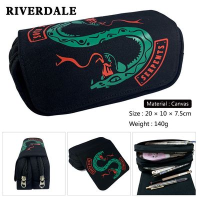 Riverdale Southside Serpents -FACH Mäppchen Federtaschen Schulbedarf Federmäppchen