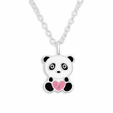 Panda Halskette aus 925 Silber