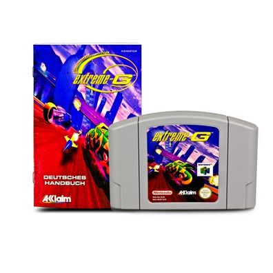 N64 Spiel Extreme-G + Anleitung