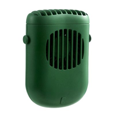 USB wiederaufladbarer tragbarer Halsventilator (Grün)