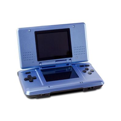 Nintendo DS Konsole in Metallic Hellblau OHNE Ladekabel - Zustand sehr gut