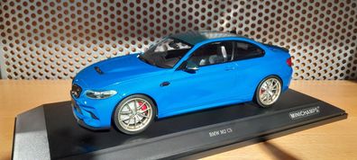 BMW Miniatur M2 CS - 2020 blau 1:18