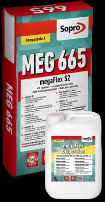 Sopro MegaFlex MEG 665 SET Bindemittel Kleber Flexkleber Fliesenkleber
