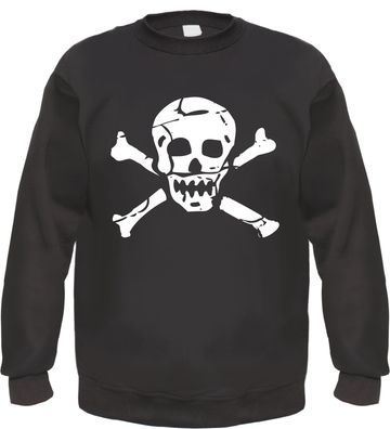 Totenkopf Sweatshirt - bedruckt - Pullover