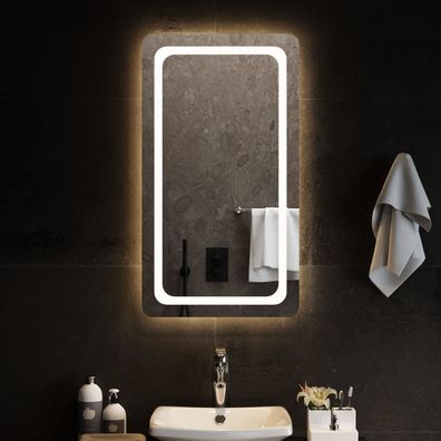 vidaXL LED-Badspiegel 50x90 cm