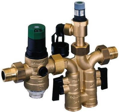 Speichersicherheitsgruppe Druckminderer DN25 Speicher Boiler Elektro Warmwasser