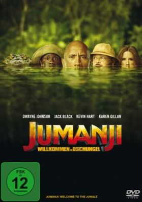 Jumanji - Willkommen im Dschungel (DVD] Neuware