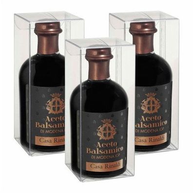 Casa Rinaldi Aceto Balsamico di Modena IGP Essig 250 ml 3er Pack